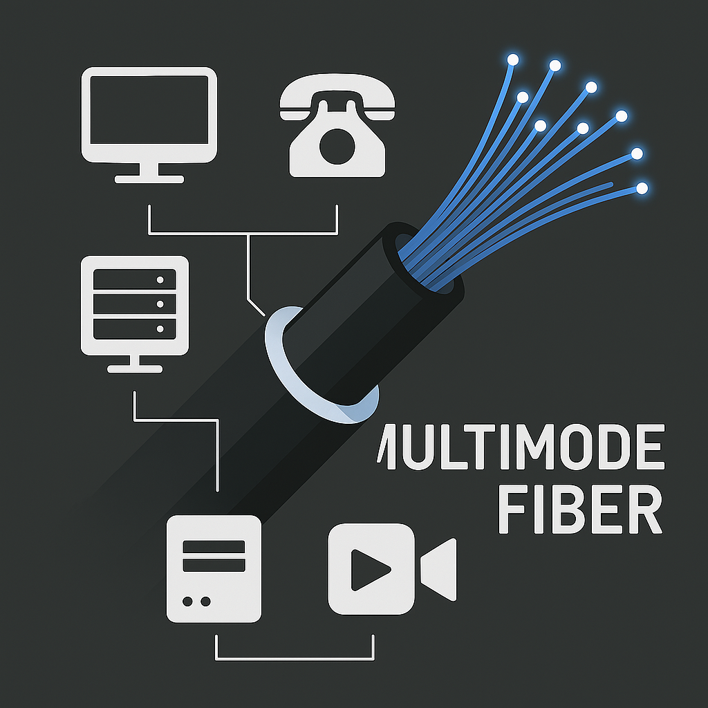 کاربرد فیبر نوری چند حالته