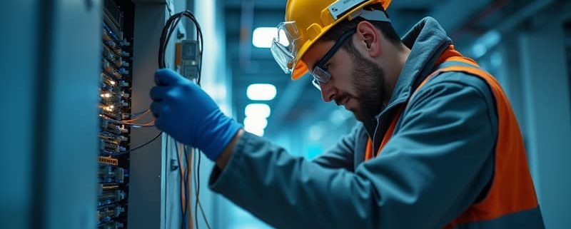 نصب تجهیزات فیبر نوری در شبکههای صنعتی